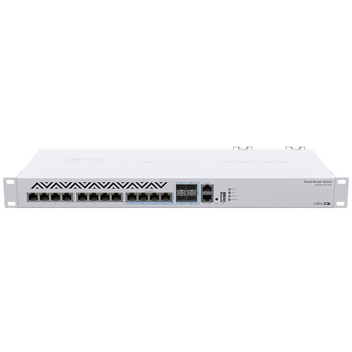   Switch   Switch Cloud 8x RJ45 10G 4 SFP+/R45 dual boot CRS312-4C+8XG-RM